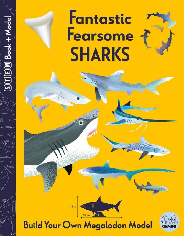 Book cover image - Fantastic Fearsome Sharks